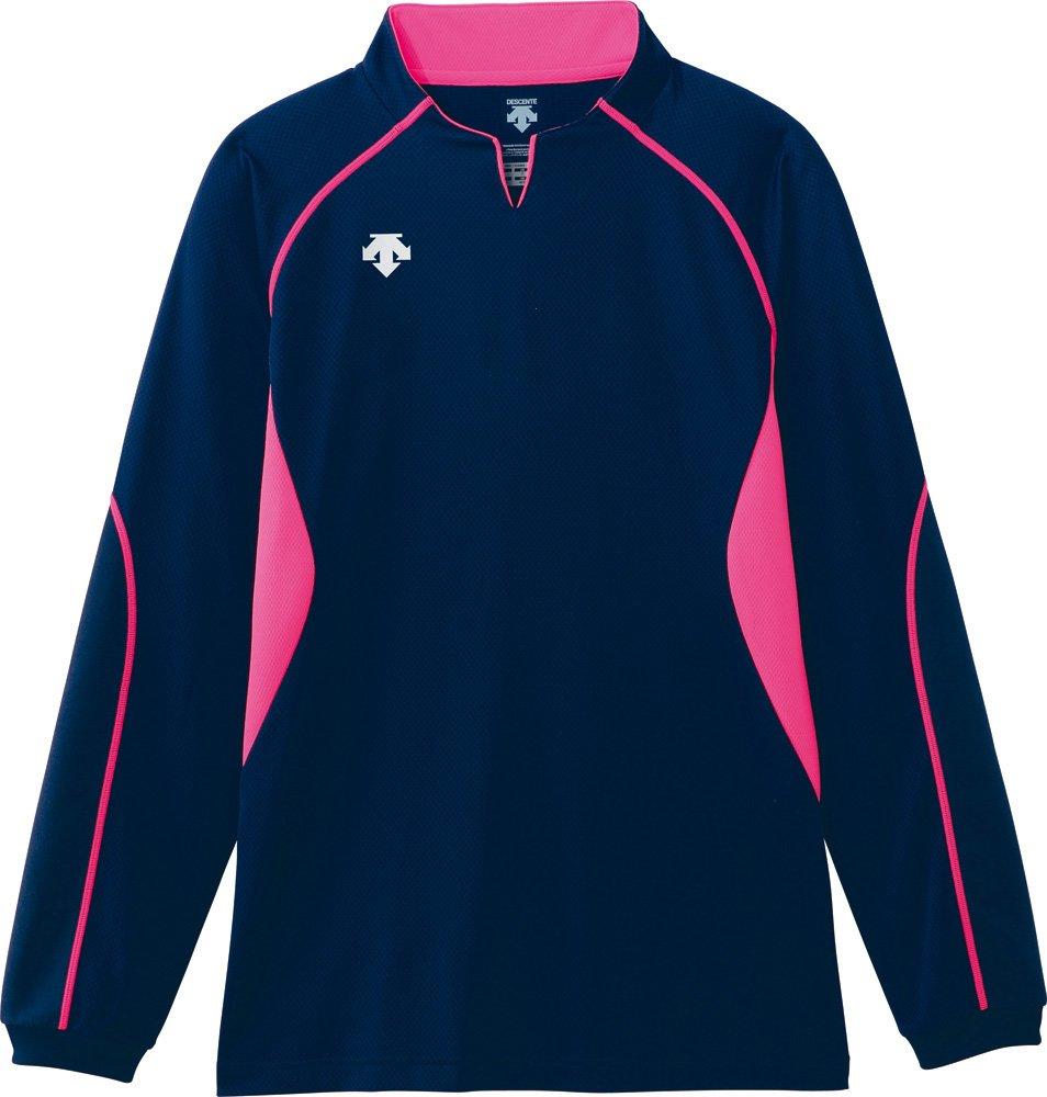 

DESCENTE Unisex Volleyball Long Sleeve Game Shirt DSS-4410 Navy x Pink M
