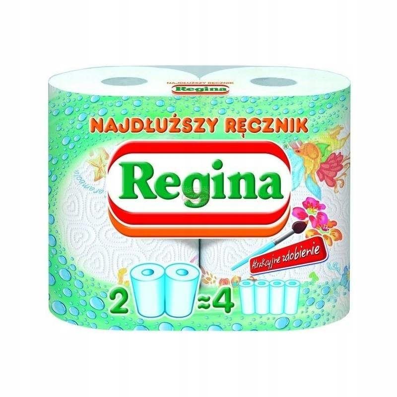 Regina Longest Kitchen Paper Towel Decorated 2 Rolls 1 Pc
