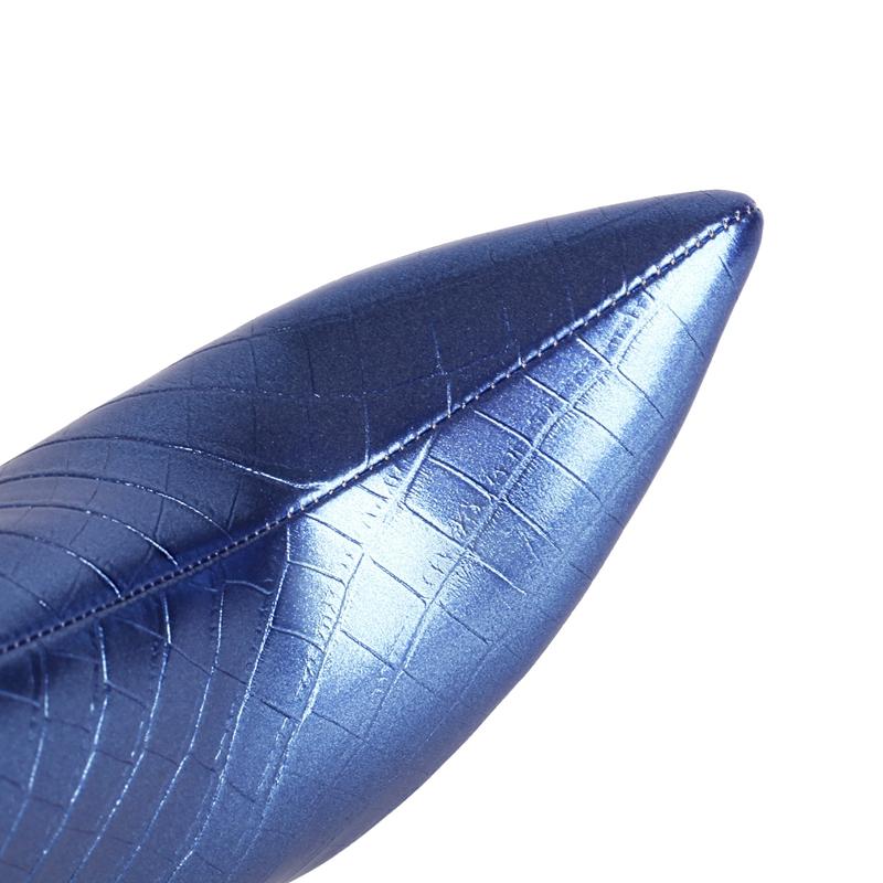 Fashion Women's New Autumn and Winter Pointed Color Blocked Zipper Wolf Tooth High Heel Plus Size High Tube Knight and Knee Boots