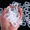 Transparent Plastic Packing Buckle 60x25 Mm Belt Buckle Packing Strap Buckle  Bundling Vegetables