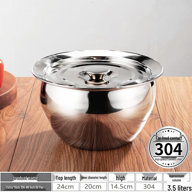 Thickened 304 Stainless Steel Deep Basin Set