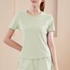 Fitness Clothes, Women's Running Clothes, Half Sleeved Women's Summer Sports T-shirt Fitness Short Sleeved Women's Sports Quick Drying Women's T-shirt