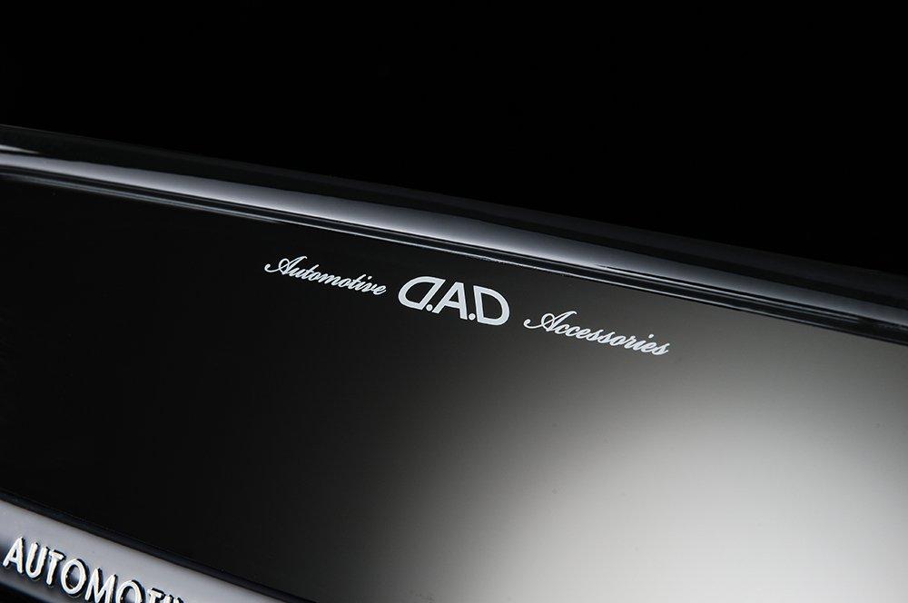 Garson DAD Luxury Mirror Type Gloria Black/White HA364-01 D.A.D Rearview Mirror, Room Mirror, Anti-Glare, Wider Field of View, Shatterproof, Car Acces