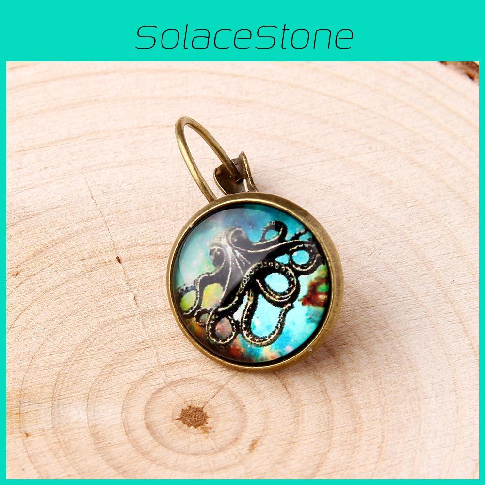 Ocean Animal Resin Earrings With Gold Plating For Women Birthdays And Holidays