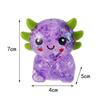 1 Stück Stressabbau-Malzzuckerball, niedliches Tier-Quetschspielzeug, Axolotl-Stressball, knautschiges sensorisches Fidget-Spielzeug für Kinder, Geschenk