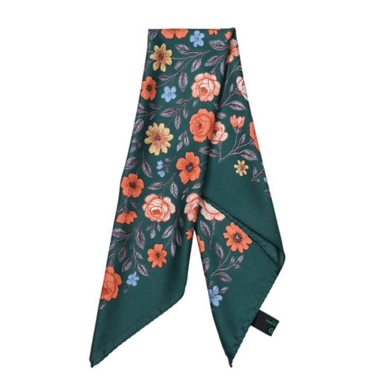 

DOYOUKNOWMC ALL SEASON Peony Print Green Petite Scarf green