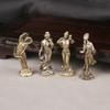 1/4Pcs Vintage Classical Figurines Handcrafted Solid Brass Four Ancient Chinese Beauties Statue Desktop Decor Collection Gift