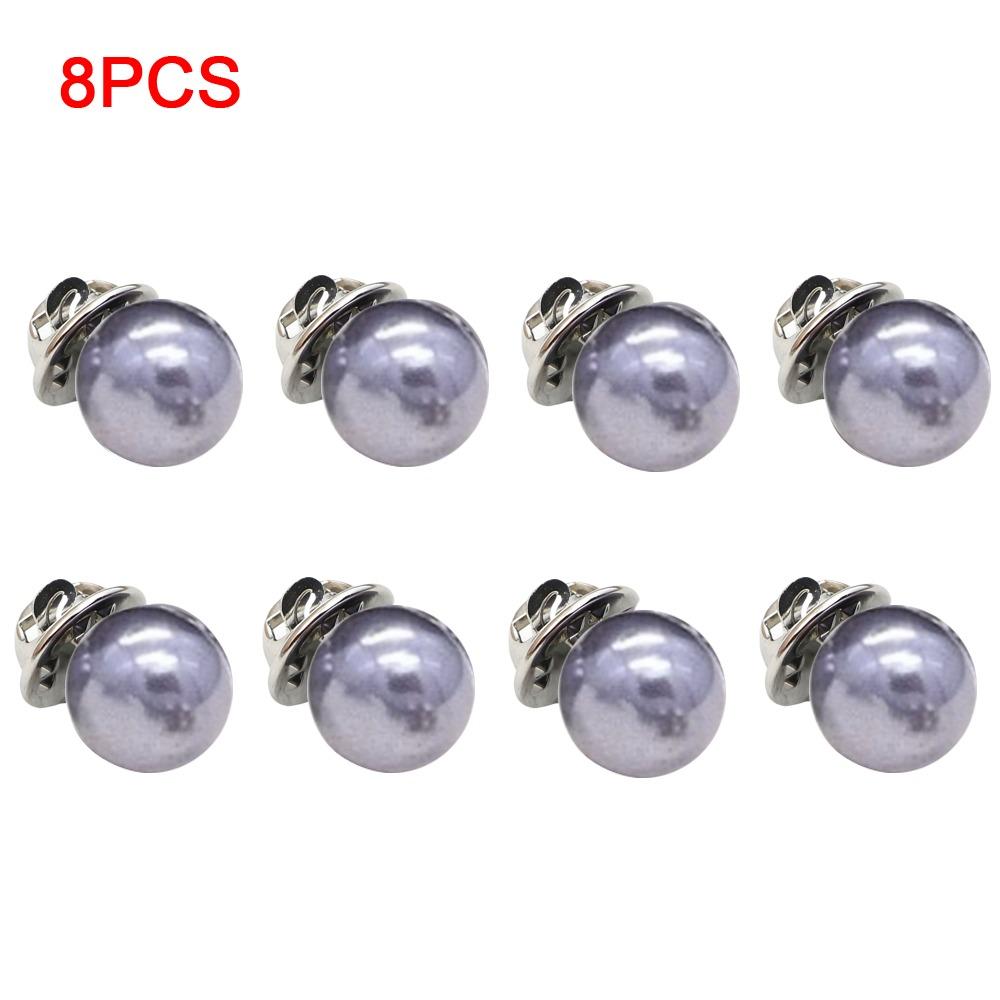 Detachable Cardigan Buckle Adjustable Button Brooches Imitation Pearl Brooch Shirt Cardigan Shawl