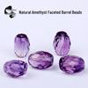 Amethyst & Purple Jade Faceted Bracelet - DIY Handmade Crystal Jewelry.
