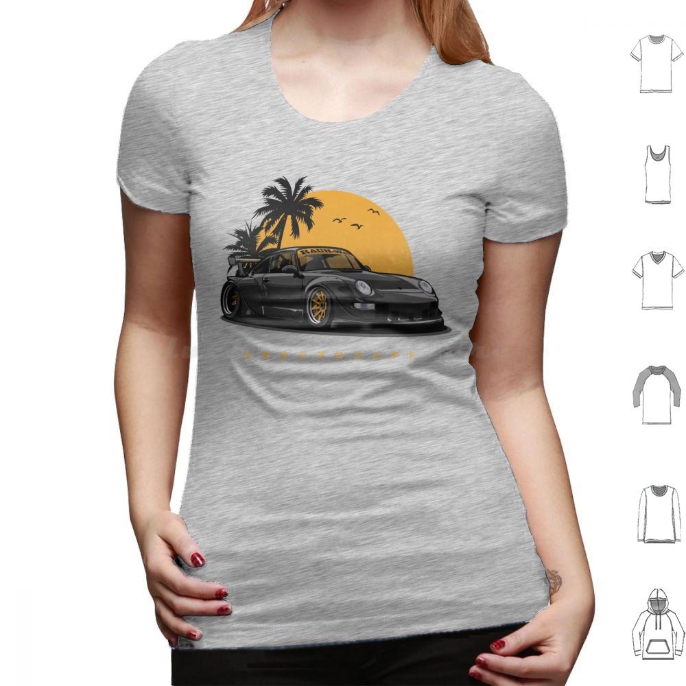 Rwb 993 Special Color Edition BlackGold Exclusive T Shirt 6xl Cotton Cool Tee Automotive Car Vehicle Sports Fast Speed
