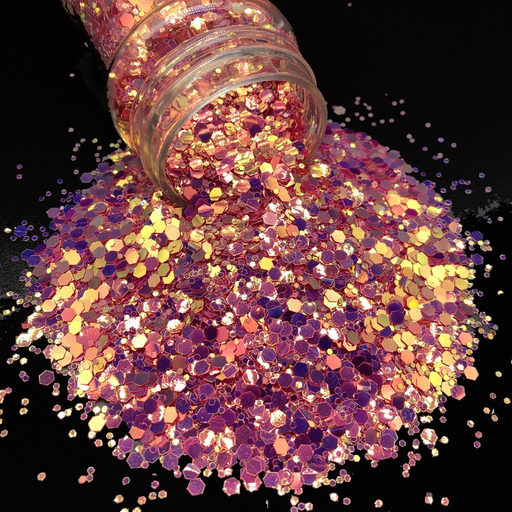 Chameleon Chunky Mix Glitter Color Shifting Bulk Glitter Craft Supplies Christmas Decorations