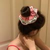 Elastici per Capelli Ricamati per Donna Fasce per Capelli e Braccialetti in Pizzo Dolci Accessori per Capelli Scrunchies Grandi