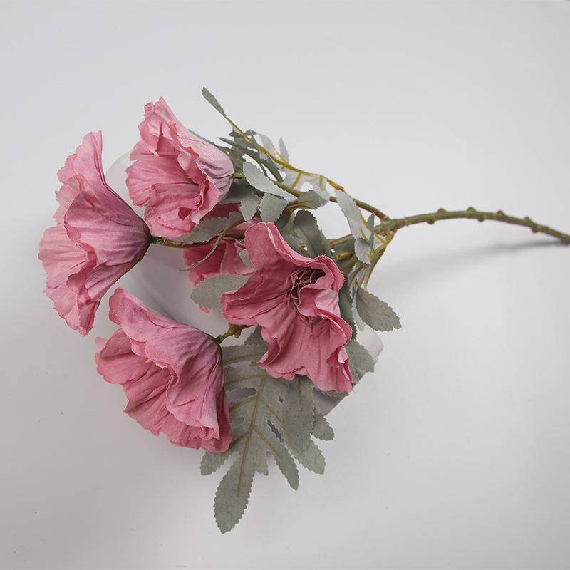 High-Realism Poppy Bouquet for Wedding & Home Decor