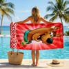 Scooby Doo Fashion Beach Towel: Ideal for Summer Adventures Soft, Absorbent and Quick Drying Suitable for Swimming and Bathing