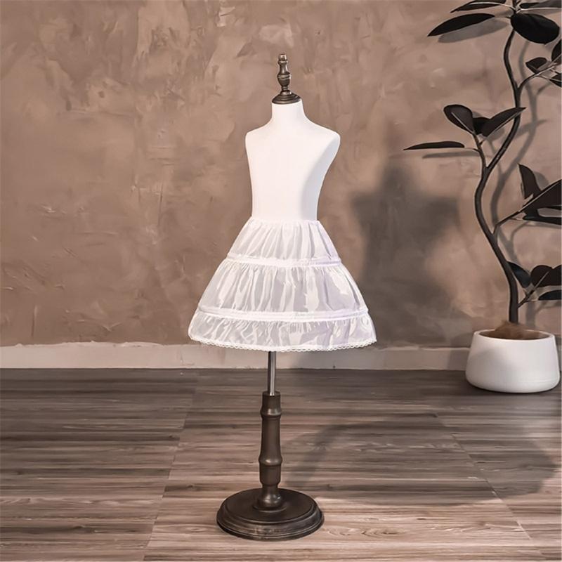 Childrens White Underskirt With Flexible Support Structure Ideal For Formal Event And Performances