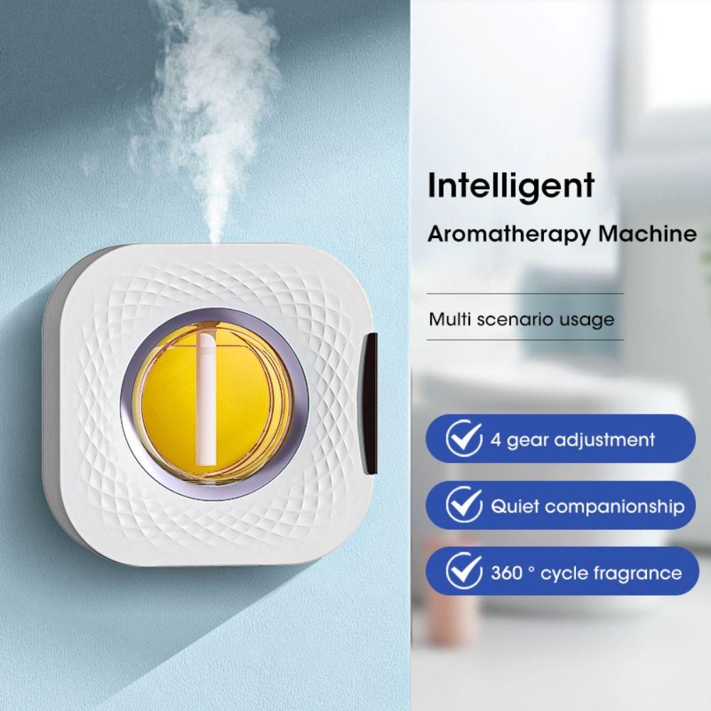 Digital Display Aroma Air Diffuser Rechargeable Automatic Scent Air Purifier Car Use