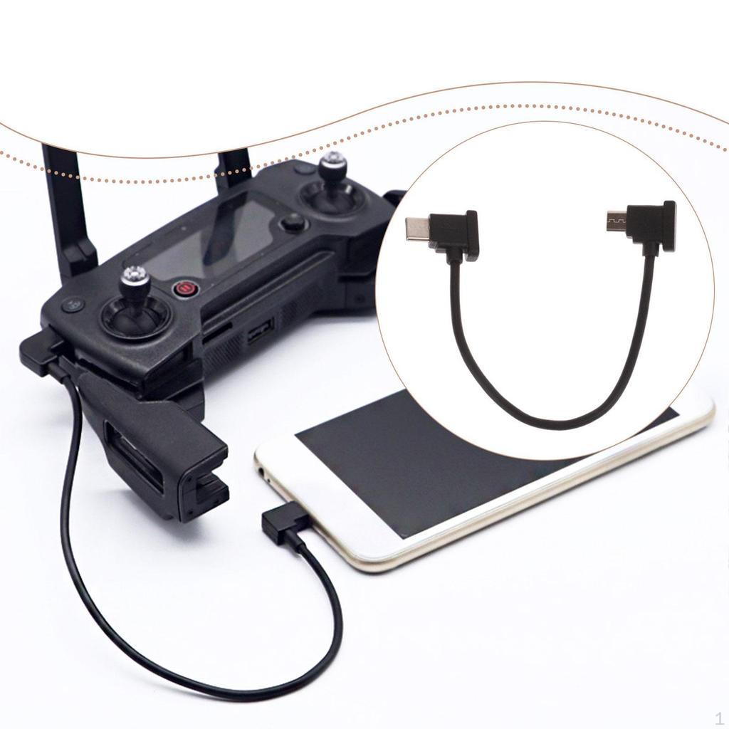 Data Cable for Drone Practical 15cm Short Type-c to Android Transfer Sturdy Simple Design