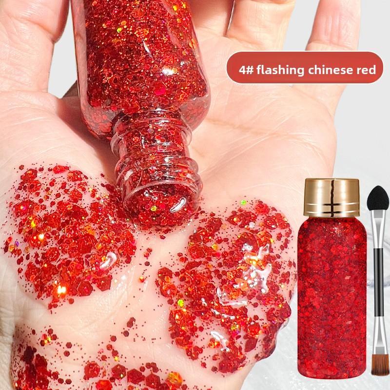 Face Hair Body Glitter Sequins Eyeshadow Colorful Children's Stage Show Makeup Sequins