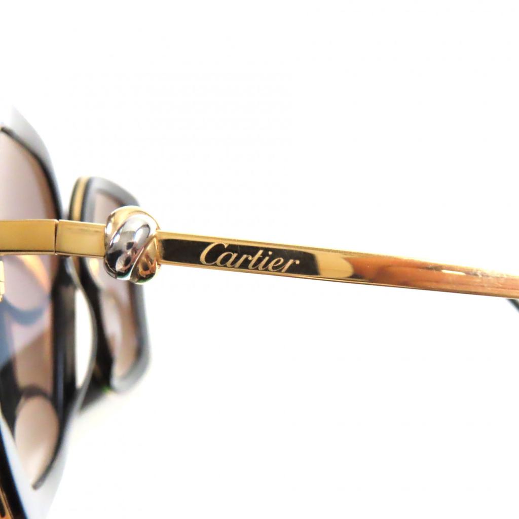 Very Good Cartier Sunglasses Trinity With Logo Black Mens CT0246S 001 Used