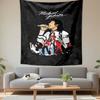 Michael Jackson Portrait Tapestry Wall Hanging, King of Pop Art, Retro Music Wall Decor for Bedroom Dorm