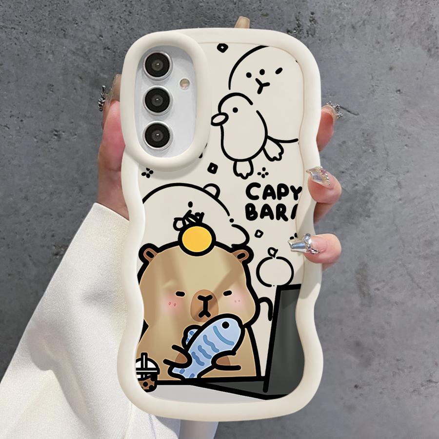 Cute Capybara Phone Case for Xiaomi Redmi 8 9C 9T 10C 10A 12C 4G 13C A1 A2 Plus Poco X3 NFC Pro X5Pro TPU case