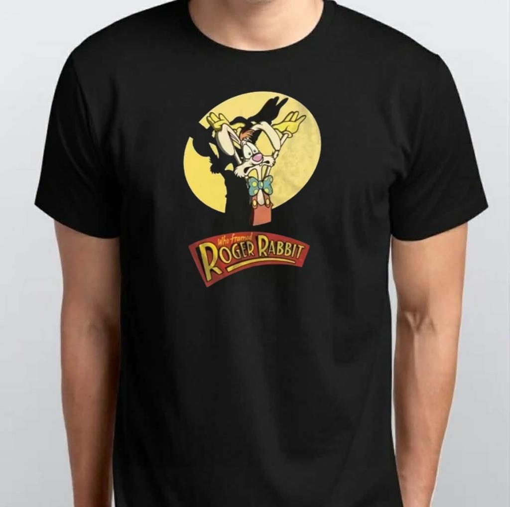 Who Framed Roger Rabbit Shirt Classic Movie T-SHIRT S M L XL XXL 3 4 XL Black