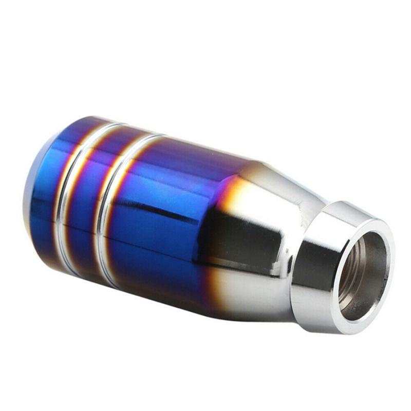 New Universal 5 Speed Manual Car Gear Lever Stick Shift Knob Shifter with Adapters