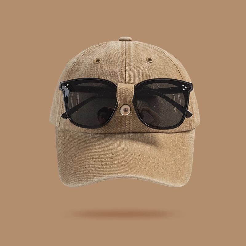 Men'S Hat Trendy Backwards Glasses Baseball Cap Women'S Street Style Baseball Cap