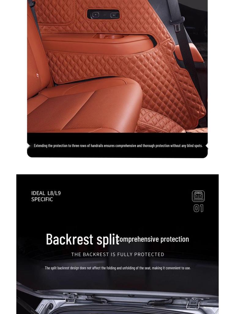 Li Auto L8/L9 Trunk Mat, Full Coverage for Third Row