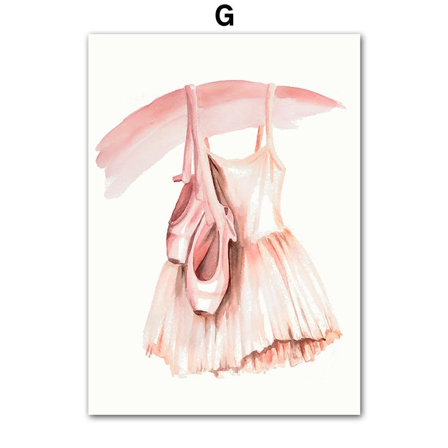 Watercolor Black Girl Flower Swing Unicorn Castle Wall Art Canvas Painting Posters And Prints Wall Pictures Baby Kids Room Decor