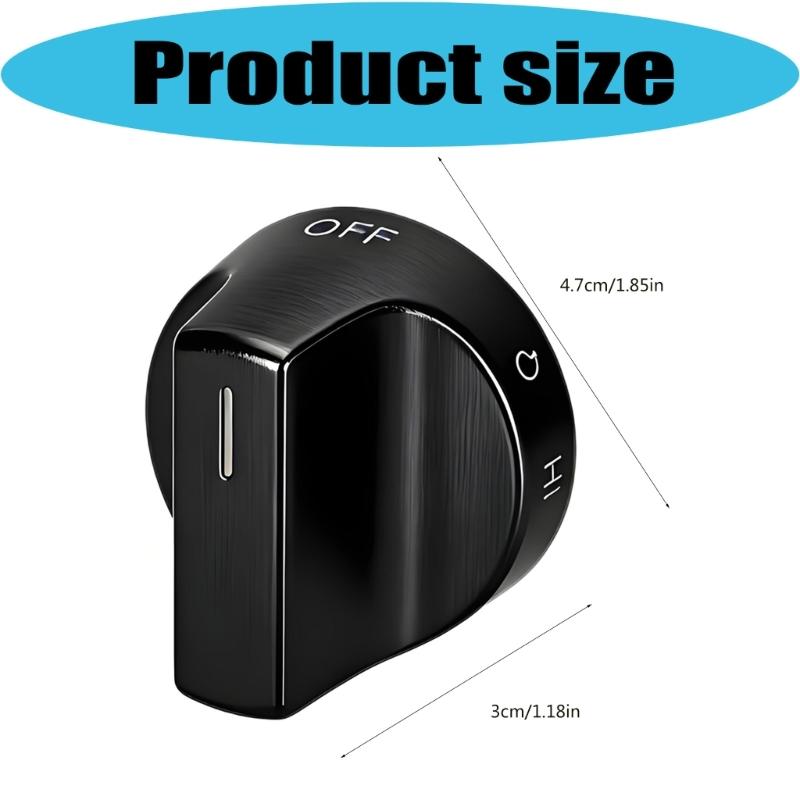 Replacement Gas Stove Oil Quick Installation Control Knob for W11620557 W11510457 WFG550S0LV4 WFG550S0LV5 WFG525S0JV5