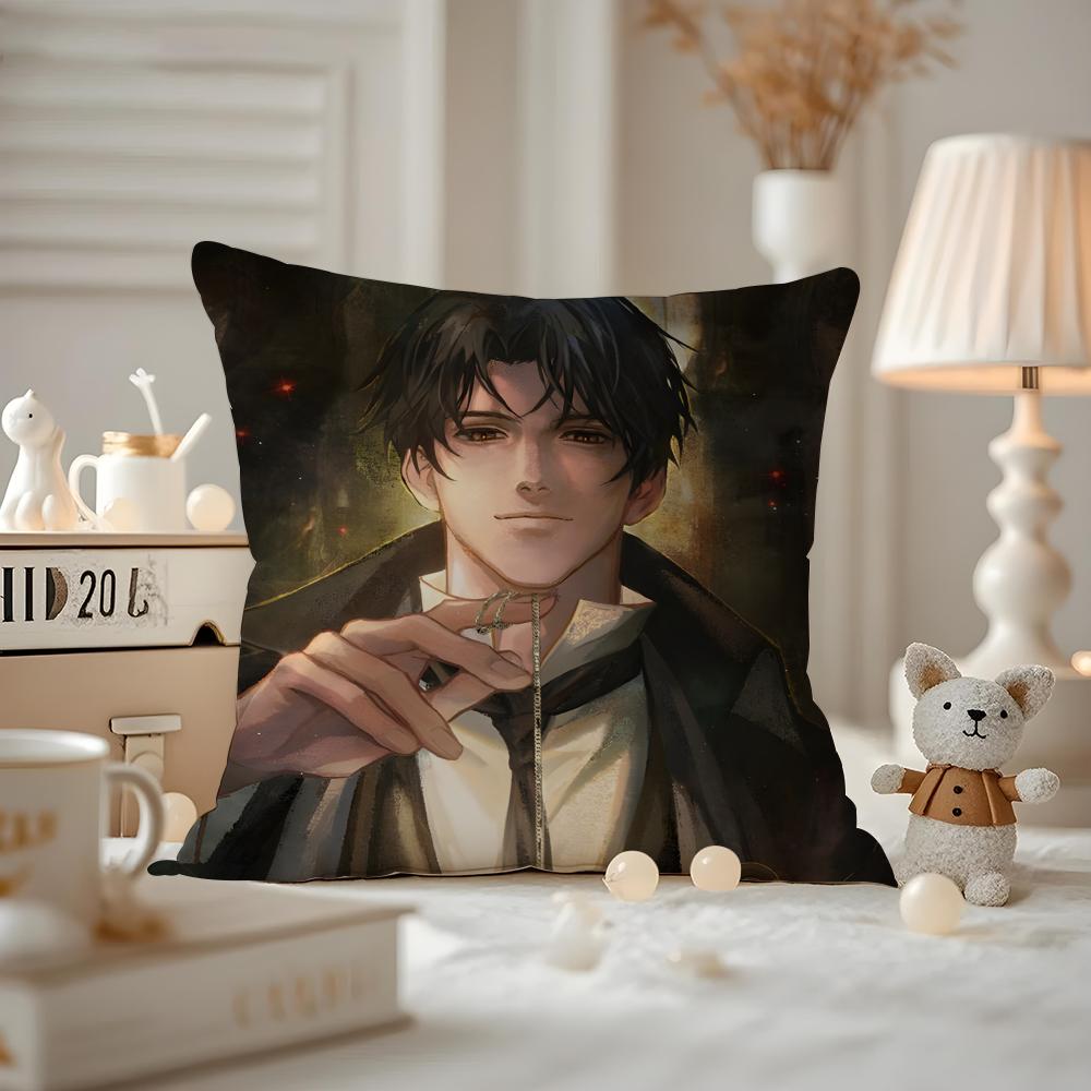 Lord Of Mysteries Anime Cushion Cover Pattern Printed Pillowcase For Living Room Sofa Cushion Cover & Bedroom Decor