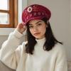 Bridal Captain Hat Jeweled Rhinestones for Women Bride Hat Sparkling Sequins Eye-catching Photo Props