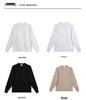 Japanese Heavyweight Cotton Blend Unisex Sweatshirt - Trendy Round Neck, Drop Shoulder, Loose Fit, Casual Versatile Top