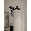 Vintage Iron Bird Wall Decor Peel and Stick Removable Art Home Bedroom Living Room Waterproof Reusable Accent