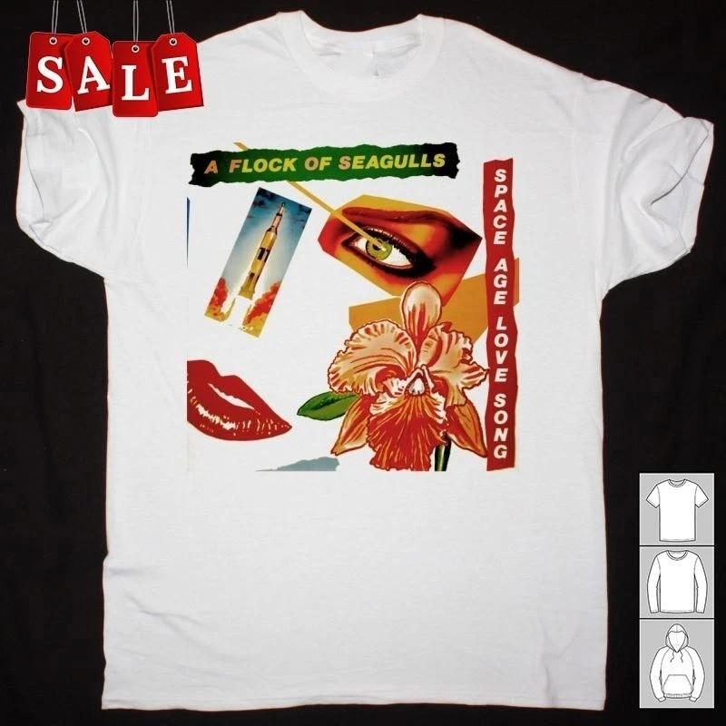 A FLOCK OF SEAGUlls space age love song Gift For Fans Unisex S-5XL Shirt BL2178 XXL