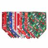 Dog  Christmas Triangle Cat Scarf Printed Pet Dress Up Triangle Scarf Saliva Towel Christmas Decoration Bib Big Dog Pet Supplies