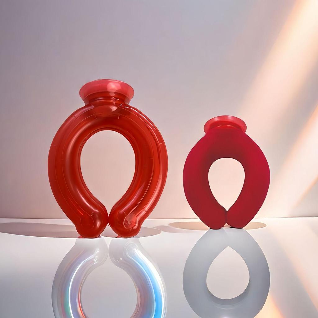 New U-Shaped Hot & Cold Compress Pillow: Neck Support & Knee Warmer with Large Caliber.