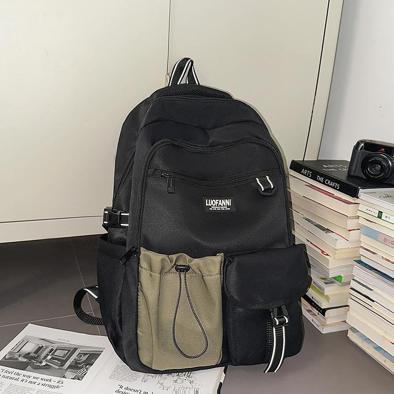 Schoolbag Multi-compartment Backpack Large Capacity Travel Male Student School Bag Ins Niche Tide Brand Light Outdoor Women's Mountaineering Backpack