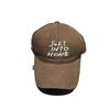 Korean Casual Soft Top Baseball Cap Children's Four Seasons Embroidery Letter Sunscreen Cap Student Big Head Shade Cap