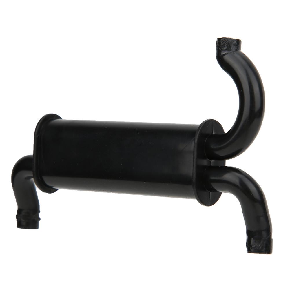 Tailpipe Exhaust Pipe for SCX10 90046 RC Car Parts Gas Exhaust Pipes Model Toy DIY Accessoriesblack