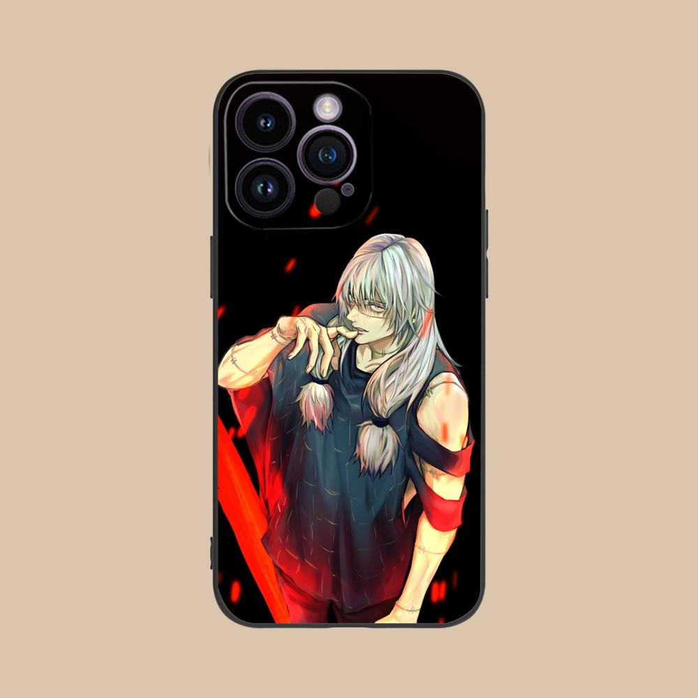 JJK Mahito Phone Case for iPhone 17 16 15 14 13 12 11 X XR XS 8 7 Air Pro Max Plus Mini Soft TPU Shockproof Cover