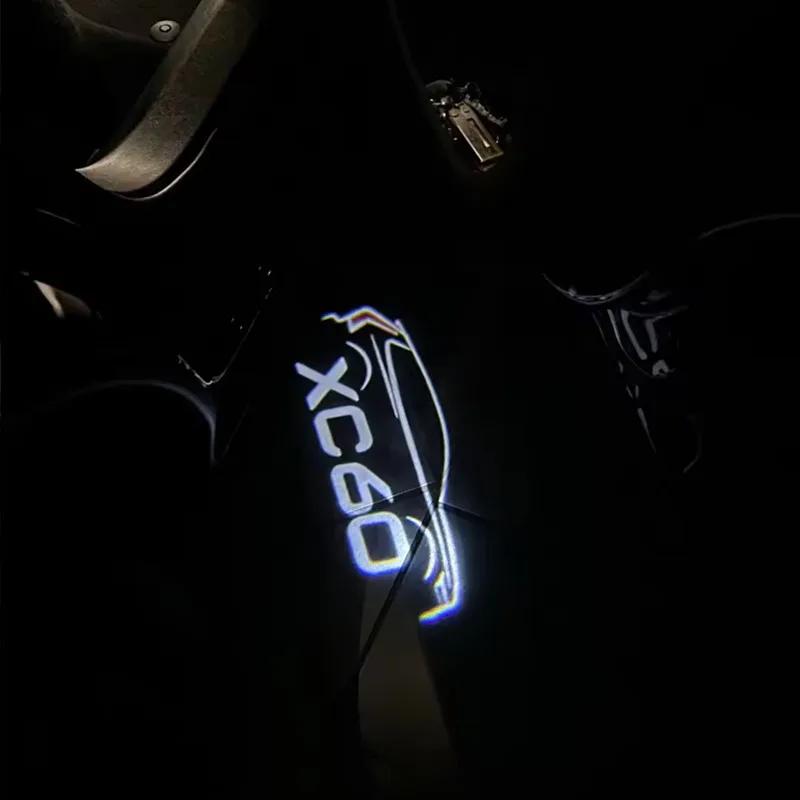 LED HD Logo For VOLVO Polestar 1 2 V60 XC40 Car Door Light Projector Ghost KYTR3 Shadow Laser Welcome Light Courtesy Atmosphere Lamps