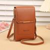 Women Touch Screen Phone Bag Cute Crossbody Bag Small Carrying Mobile Phone Bag Fashionable Shoulder Bag Key Bag