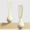 Samostojící hřeben na vlasy Hřeben se zuby ve tvaru U s váženou základnou Muži Ženy Husté Kudrnaté Mokré Vlasy Styling Rozčesávací hřeben