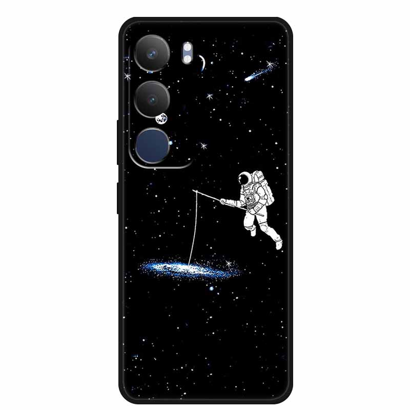 For Vivo Y19s 4G Case Y 19s 6.68" Soft Silicone TPU Phone Case for Vivo Y19s Pro 4G Cartoon Animal Shockproof Cover Y19 s Pro 4G