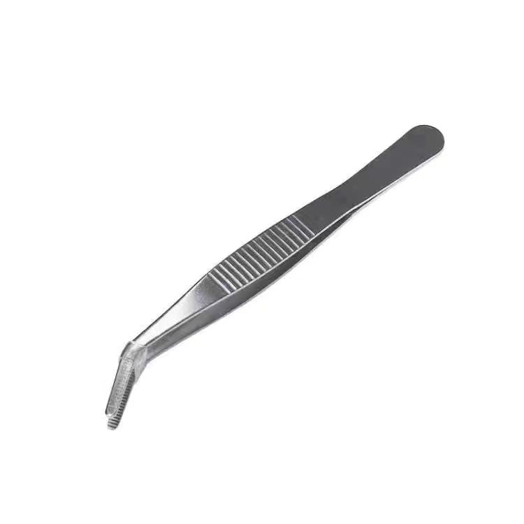 Stainless Steel 304 Non-Slip Toothed Tweezers for Succulents