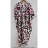 Cotton Women Summer Hippie Sleepwear Floral Print White Long Maxi Caftan Dress CKFTN-SCRN-FULL-BUYIT-084