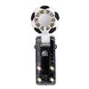 Football-style Cross-border Handheld Cold-air Fan; Foldable Digital Display 100-speed Settings; Bladeless Brushless Outdoor