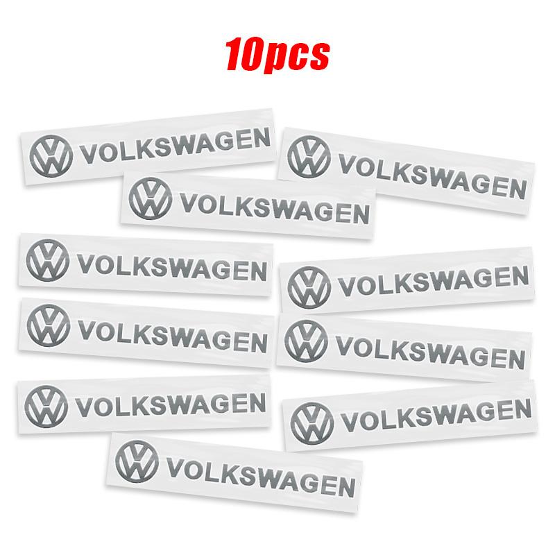 SVLHP1 1Pc 3D Metal Letter Emblem Sticker For Volkswagen VW Jetta Polo Golf Passat Touran GTI Car Interior Decoration Decal Accessories